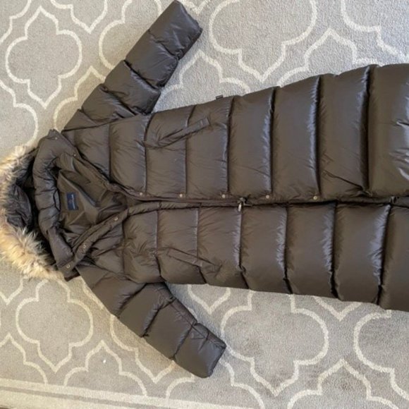 Moncler Down w/ Fur Hood Women's Puffer Coat - Picture 4 of 5